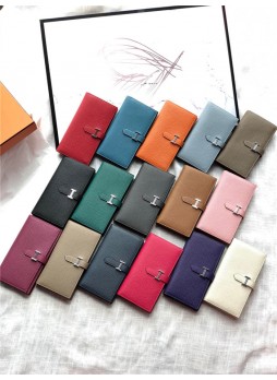 Her.mes Bearn Gusset Wallet Togo Leather In ALL COLORS High
